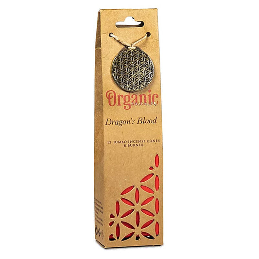 Organic Goodness Dragon`s Blood Räucherkegel inkl. Halter