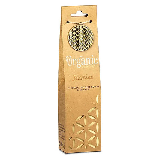Organic Goodness Jasmin Räucherkegel inkl. Halter