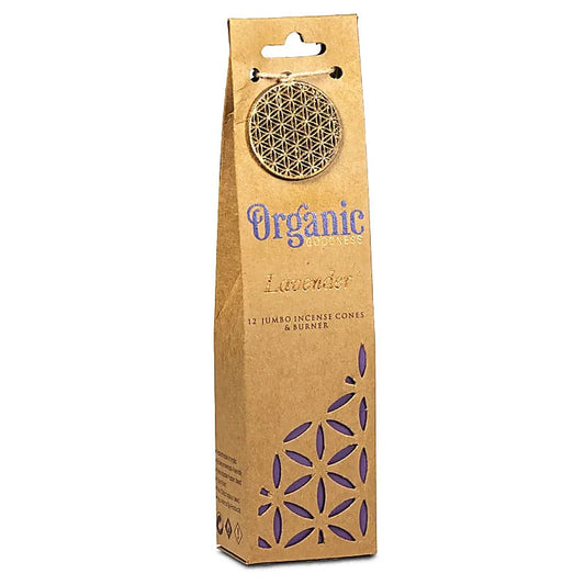 Organic Goodness Lavendel Räucherkegel inkl. Halter