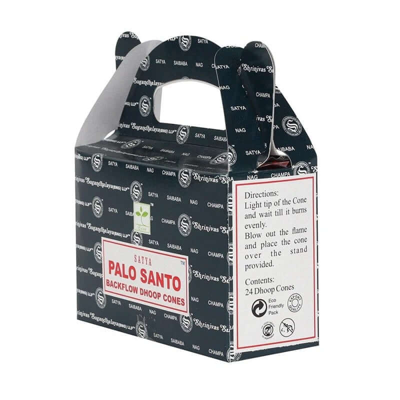 Satya Palo Santo Rückfluss Räucherkegel