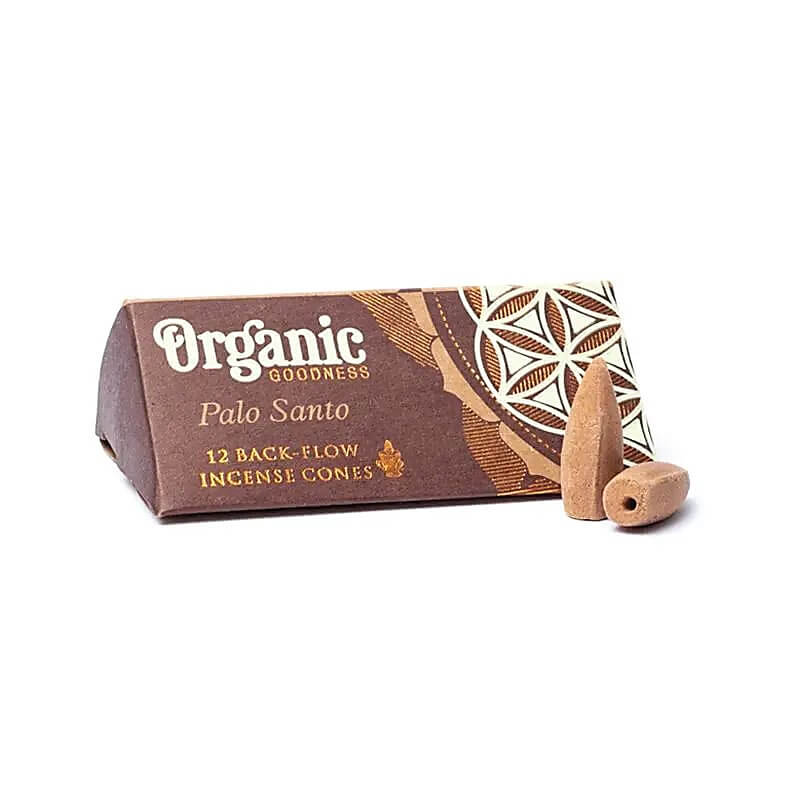 Organic Goodness - Palo Santo natürliche Rückfluss Räucherkegel