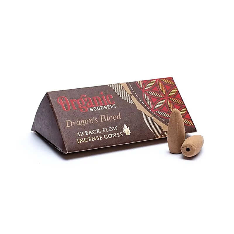 Organic Goodness - Drachenblut natürliche Rückfluss Räucherkegel