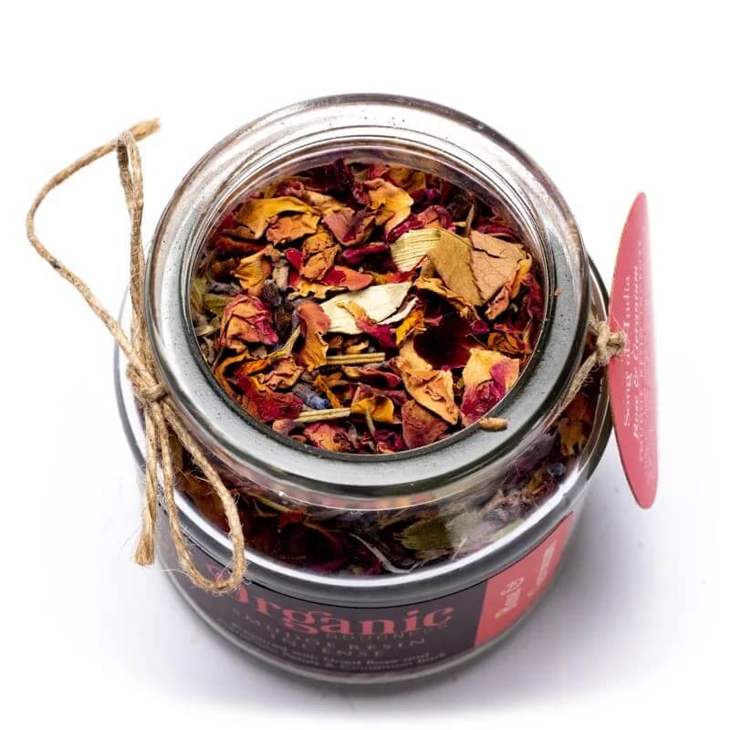 Organic Goodness Rose & Geranium Smudge Weihrauchmischung 25g