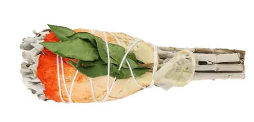 Salbei Räucherfackel - "Reinigende Energie" - mit Citrin