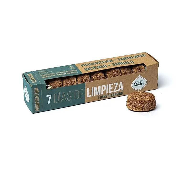 Sagrada Madre Räucherscheiben - 7 Tage Sandelholz & Olibanum