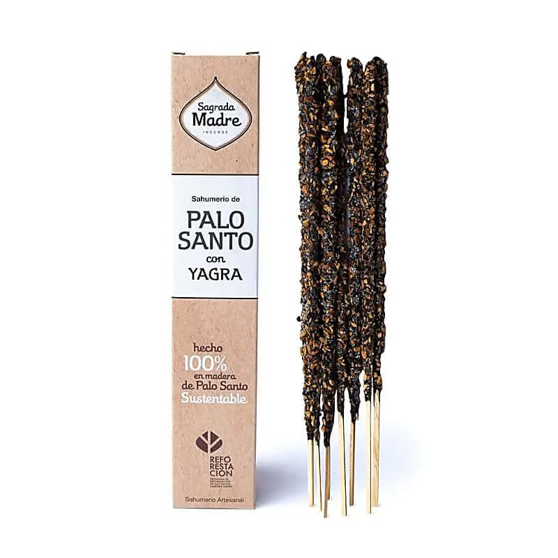 Sagrada Madre Räucherstäbchen Palo Santo & Yagra