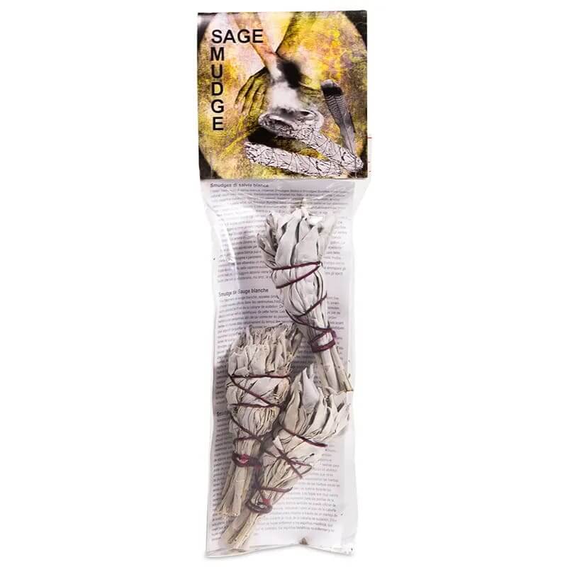 Weißer Salbei Smudgefackel/3 Stück - 12x4cm