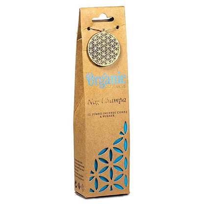 Organic Goodness Nag Champa Räucherkegel inkl. Halter