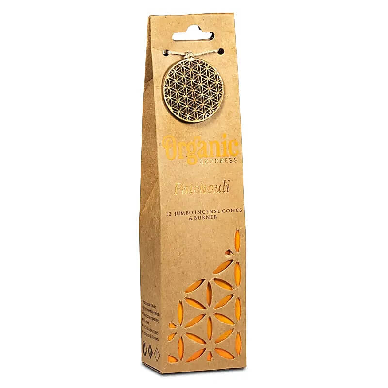 Organic Goodness Patchouli Räucherkegel inkl. Halter