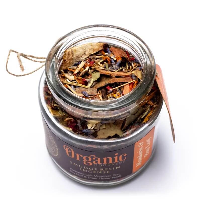 Organic Goodnes Mandarine & Lorbeer Smudge Weihrauchmischung 40g