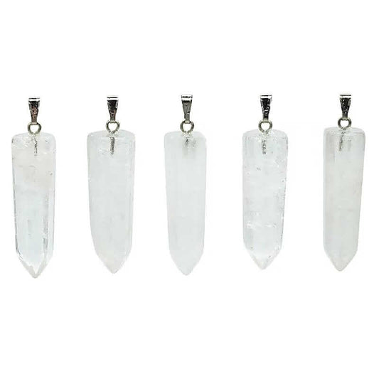 Edelsteinanhänger Bergkristall facettiert