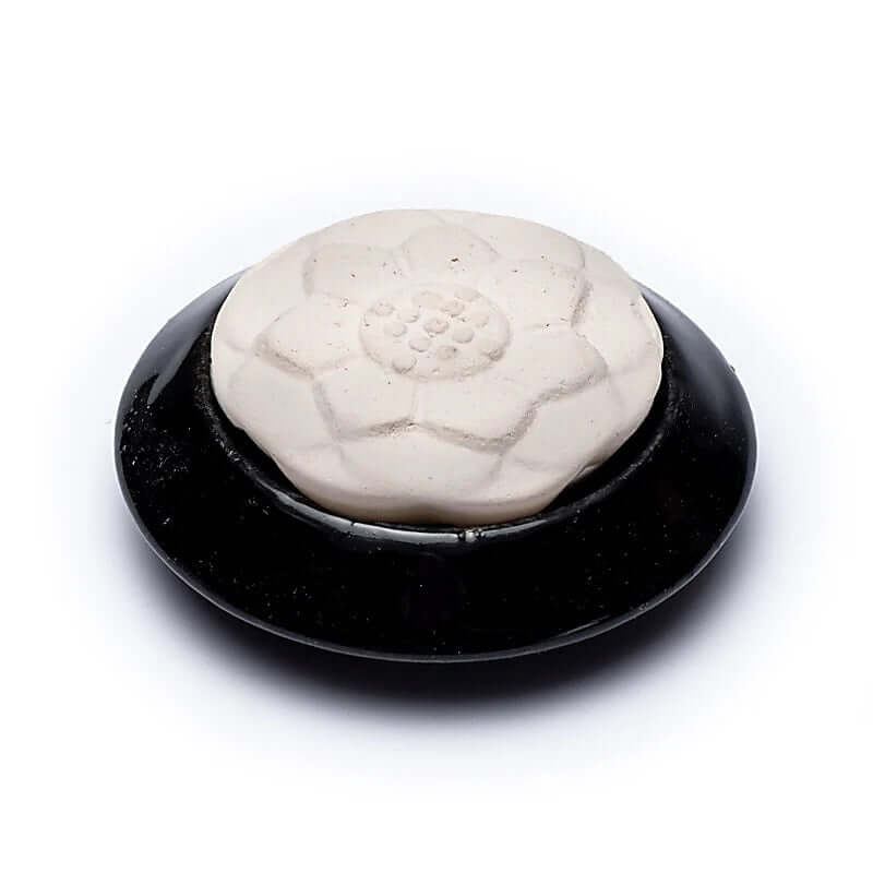 Aroma Duftstein "Lotus" schwarz 