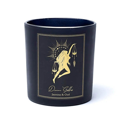 Manifestationskerze "Göttliche Göttin" mit Xinji Jade