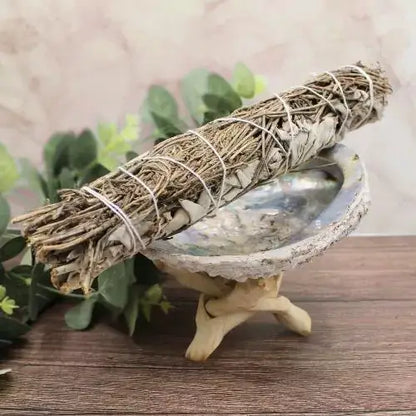 Räucherbündel aus weißem Salbei & Lavendel, 22 cm