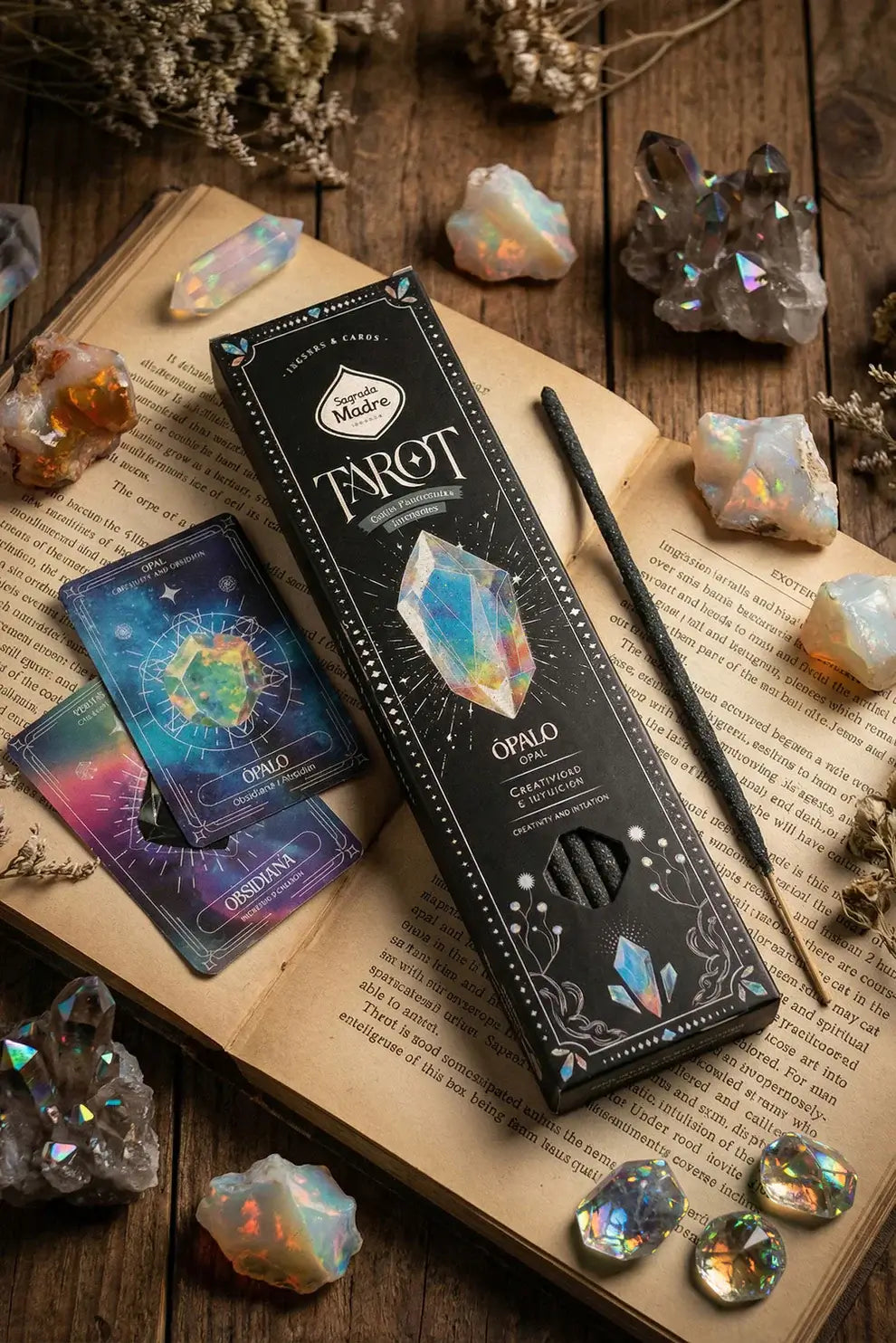 Sagrada Madre Tarot Gems Räucherstäbchen "Opal"