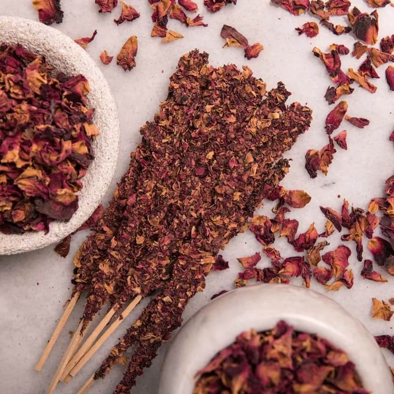 Sagrada Madre Herbal Räucherstäbchen Rose & Olibanum