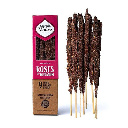 Sagrada Madre Herbal Räucherstäbchen Rose & Olibanum