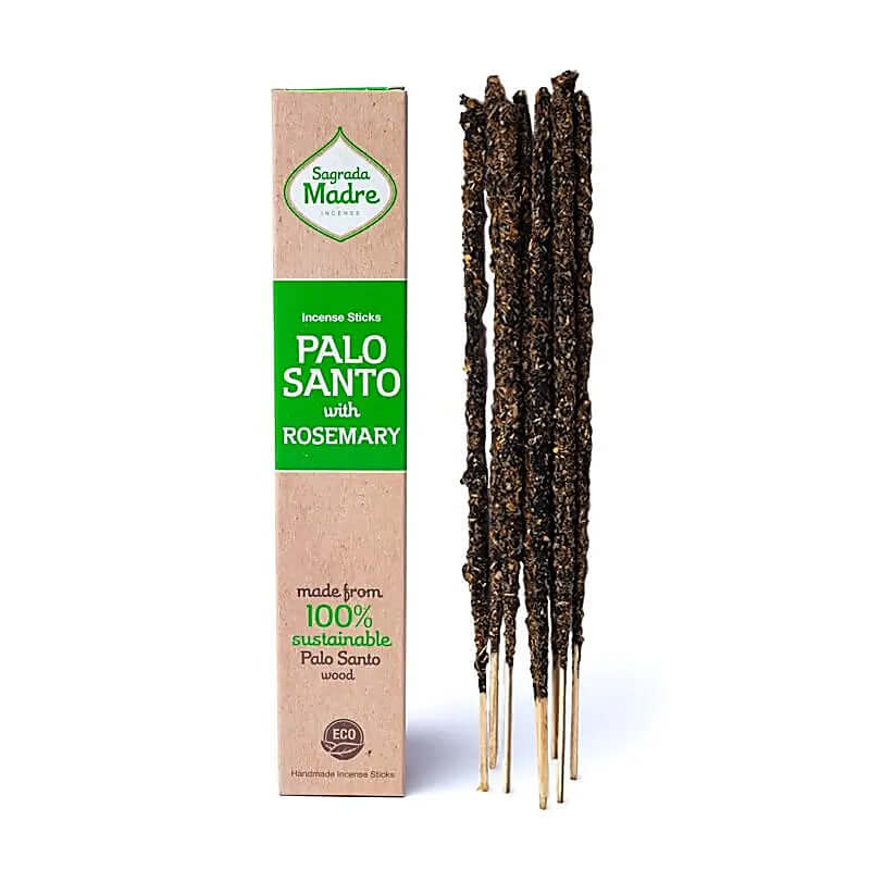 Sagrada Madre Räucherstäbchen Palo Santo & Rosmarin