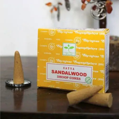 Satya Räucherkegel Sandelholz