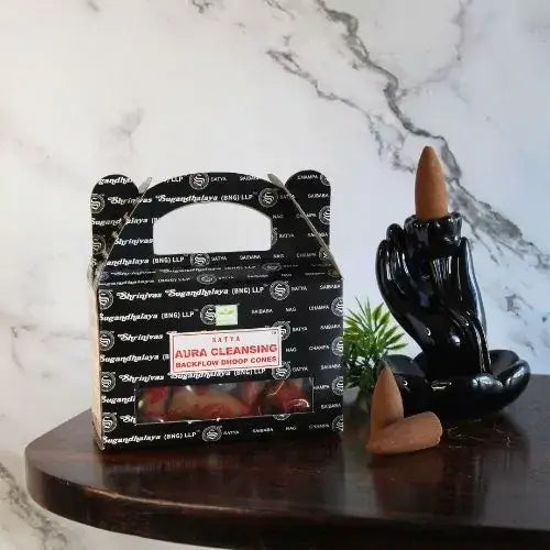 Satya Rückfluss Räucherkegel - Aura Reinigung