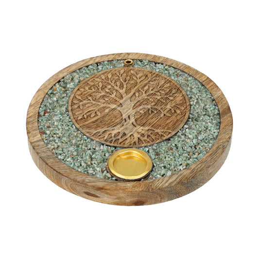 Räucherstäbchen & Kegelhalter "Baum des Lebens"