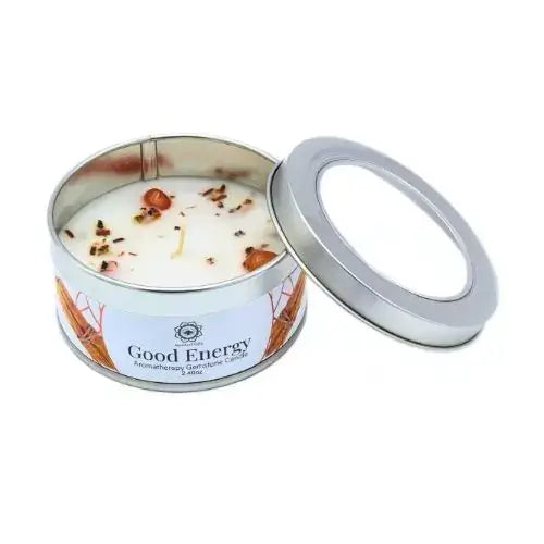 Green Tree Edelsteinkerze "Positive Energie" Palo Santo