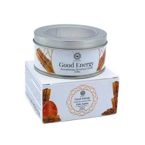 Green Tree Edelsteinkerze "Positive Energie" Palo Santo